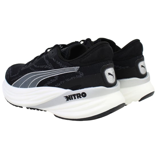 Puma Magnify Nitro 2 Womens Black Running Shoes - Image 3