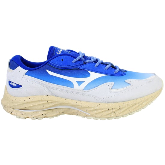 Mizuno x Hiroshi Nagai Wave Rider Beta Mens Blue Trainers - Image 1