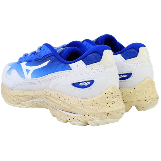 Mizuno x Hiroshi Nagai Wave Rider Beta Mens Blue Trainers - Image 3