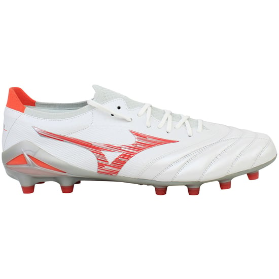 Mizuno Morelia Neo IV Beta Japan FG Mens White Football Boots - Image 1