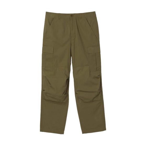 Lacoste Mens Multi Pocket Straight Cargo Trousers (Green) - Image 1