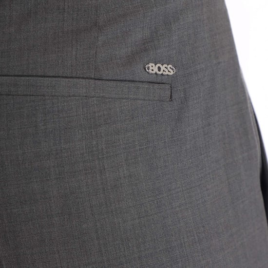 Boss Womens/Ladies Tamea Trousers (Grey) - Image 4