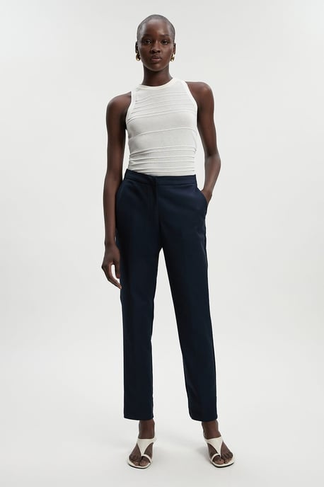 Petite Essential Techno Woven Trouser - Image 3