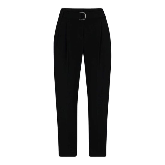 Boss Womens/Ladies Tapia Belted Regular Trousers (Black) - Image 1