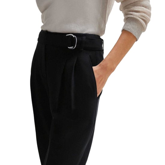 Boss Womens/Ladies Tapia Belted Regular Trousers (Black) - Image 4