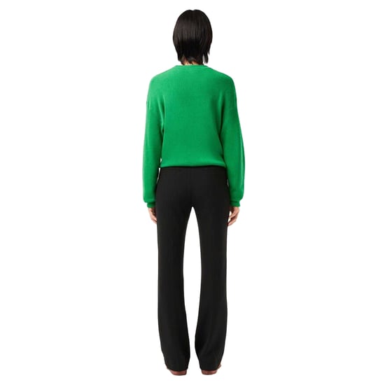 Lacoste Dames/Dames Hoge Taille Uitlopende Broek (Zwart) - Image 2
