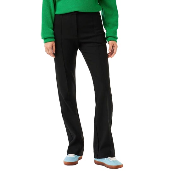 Lacoste Dames/Dames Hoge Taille Uitlopende Broek (Zwart) - Image 3