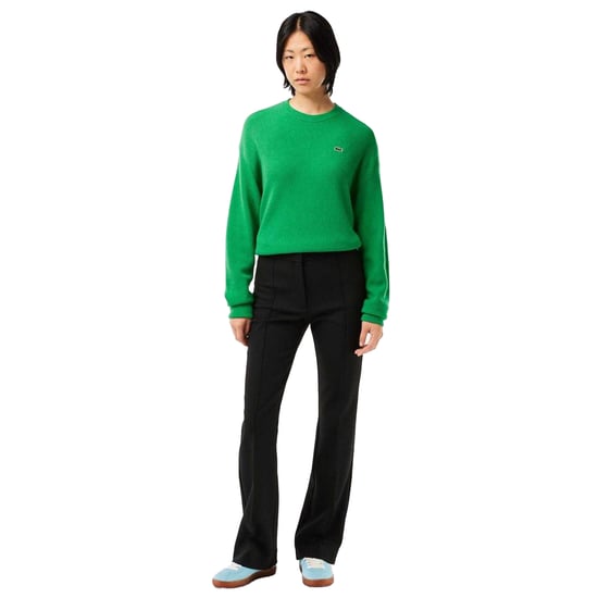 Lacoste Dames/Dames Hoge Taille Uitlopende Broek (Zwart) - Image 5