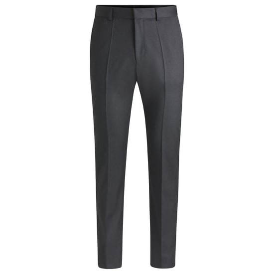 Boss Mens H-Lenon Regular Trousers (Grey) - Image 1