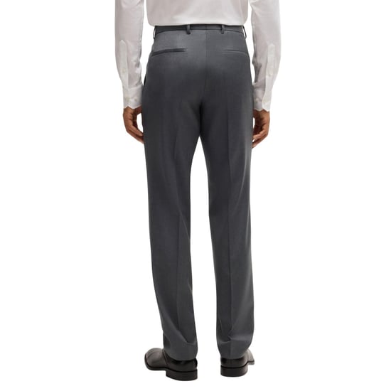 Boss Mens H-Lenon Regular Trousers (Grey) - Image 2