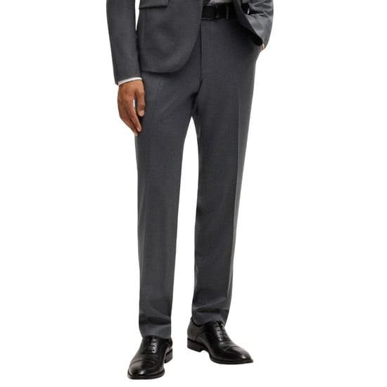Boss Mens H-Lenon Regular Trousers (Grey) - Image 4