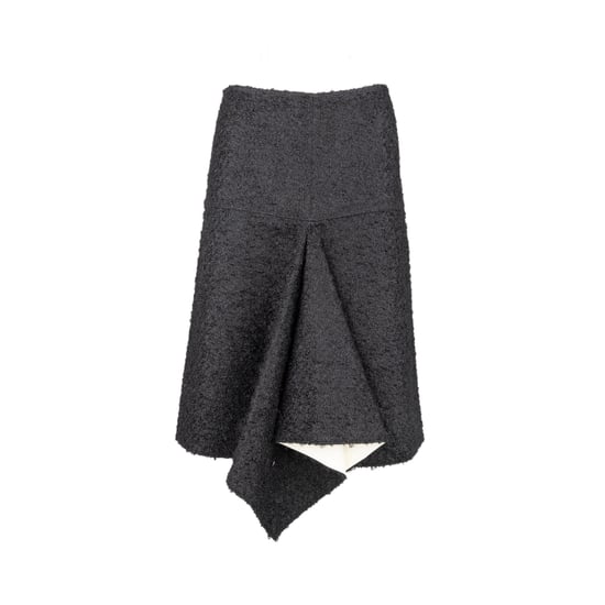 Marni Asymmetrische Lamsleren Rok - '10s - Image 1