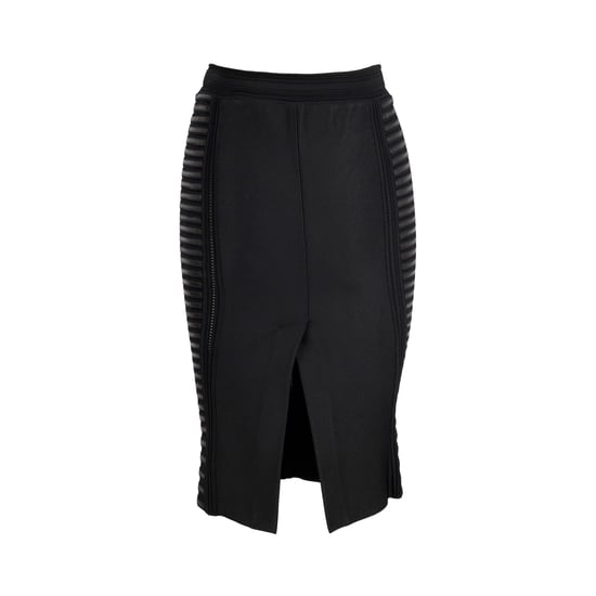 Roberto Cavalli Stretch Midi Rok met Gevoerde Details - '10s - Image 3