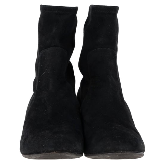 Ferragamo Catania Ankle Stretch Boots in Black Suede - Image 2