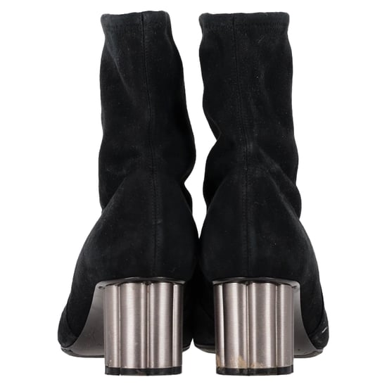 Ferragamo Catania Ankle Stretch Boots in Black Suede - Image 5