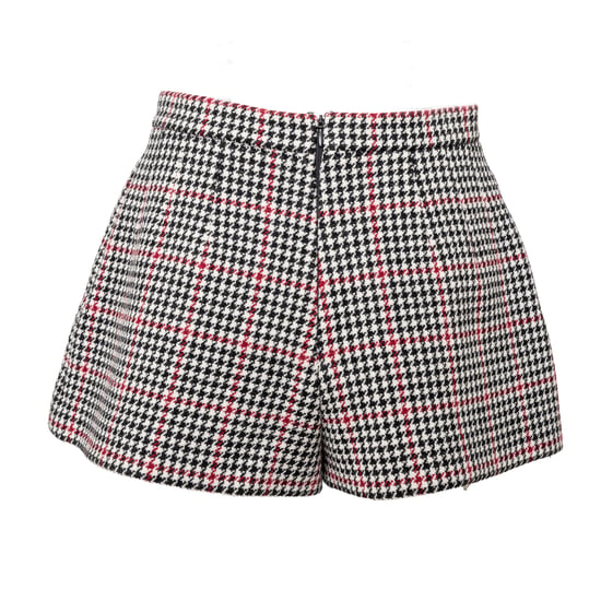 Rode Valentino Houndstooth Patroon Shorts - '10s - Image 2