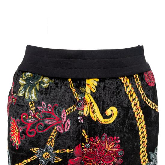 Versace blommiga barocka sammetsbyxor - 10-talet - Image 3