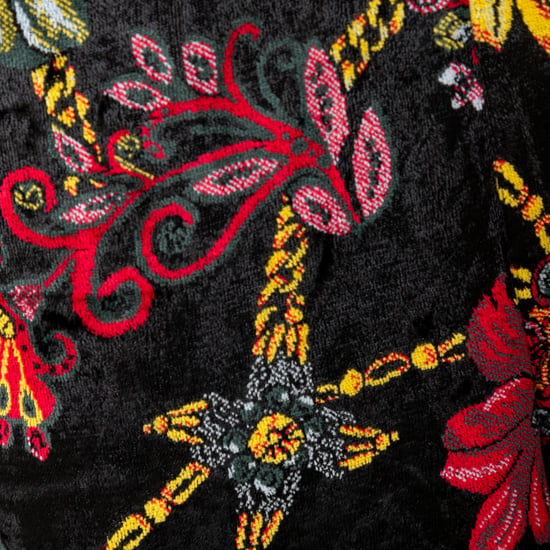 Versace blommiga barocka sammetsbyxor - 10-talet - Image 4