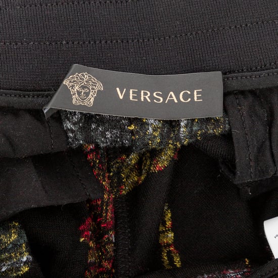 Versace blommiga barocka sammetsbyxor - 10-talet - Image 5