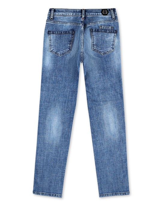 Denim Broek Iconic Plein - Image 4