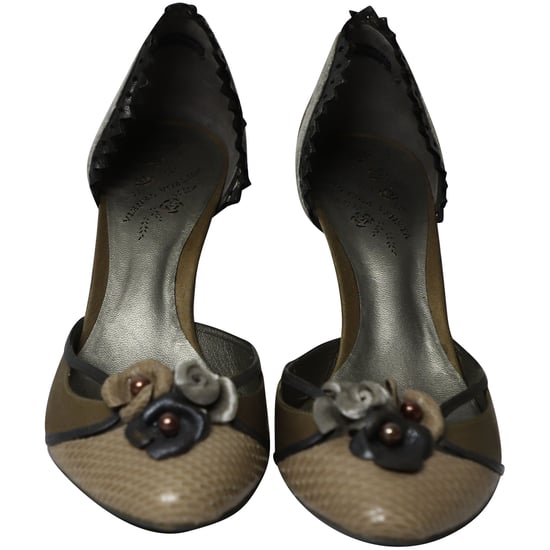 Bottega Veneta Snake Skin Embossed Pumps in Multicolor Leather - Image 2
