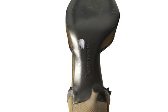 Bottega Veneta Snake Skin Embossed Pumps in Multicolor Leather - Image 6