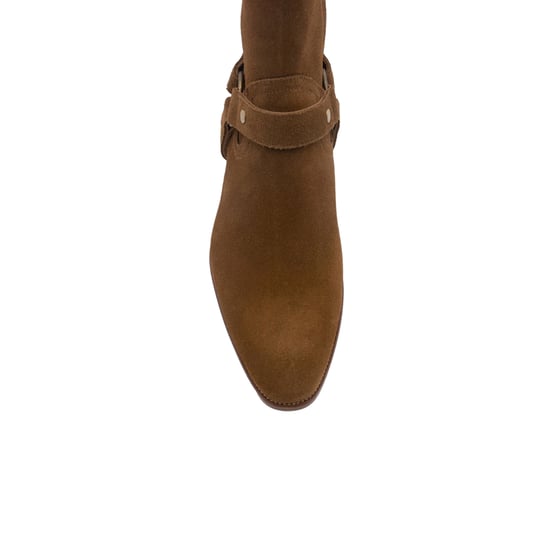Saint Laurent Wyatt Harness Ankle Boots - Image 4