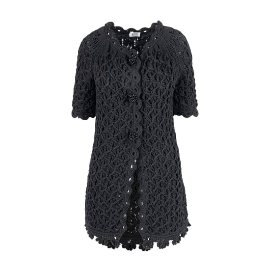 Moschino billig och elegant virkad jacka med kort ärm - 10-talet - Image 1