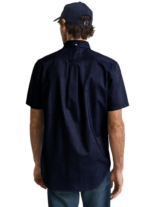 Gant | Mens Regular Short Sleeve Oxford Shirt - Image 3