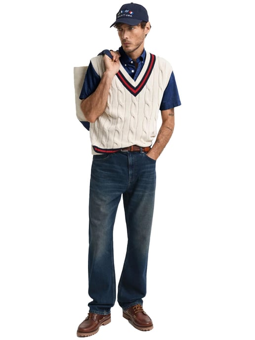 Gant | Mens Regular Short Sleeve Oxford Shirt - Image 5