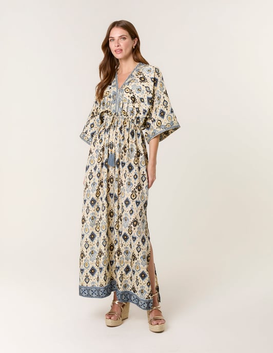 Embellished Kimono Dress - Image 3