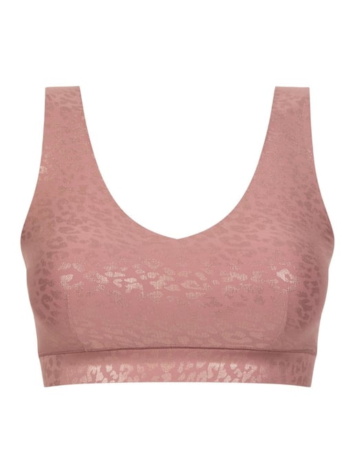 SoftStretch V-Neck Jersey Crop Top - Image 3