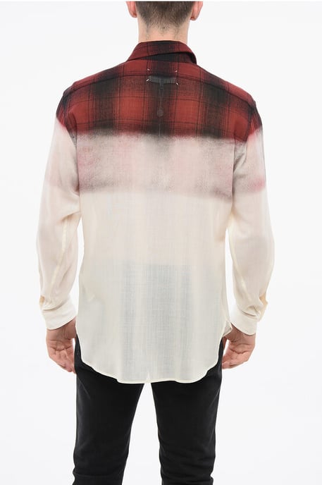 MM1 MM10 Gradient Effect Wool Casual Shirt in Multicolor - Image 2