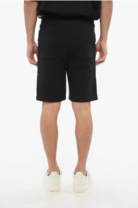 Side Logo Band Jersey Shorts in Black - Image 2
