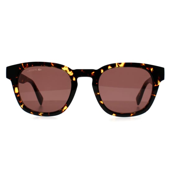 Lacoste Oval Womens Dark Havana Brown L6015S - Image 1