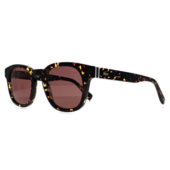 Lacoste Oval Womens Dark Havana Brown L6015S - Image 2