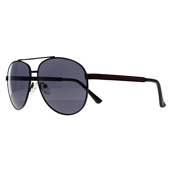 Guess Aviator Mens Shiny Black Grey GF5110 - Image 2