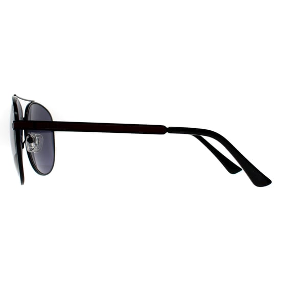 Guess Aviator Mens Shiny Black Grey GF5110 - Image 3