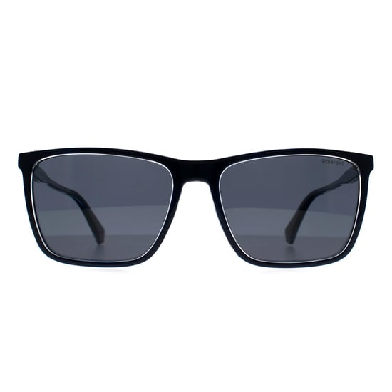 Polaroid Rectangle Mens Blue Crystal Blue Polarized PLD 4180/S - Image 1