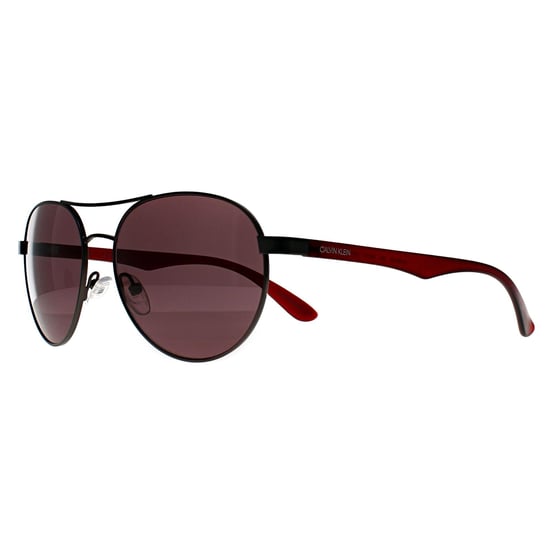 Calvin Klein Aviator Unisex Matte Gunmetal Grey CK19313S - Image 2