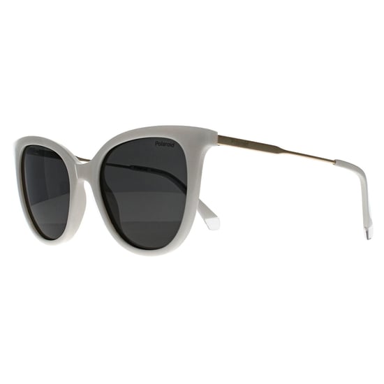 Polaroid Cat Eye Womens White Grey Polarized PLD 4184/S/X - Image 2