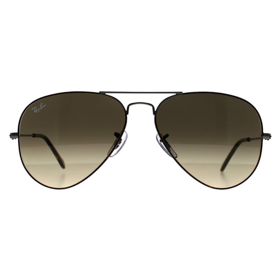 Ray-Ban Aviator 3025 92700A gepolijst havana op gunmetal bruin vintage zwart gradiënt zonnebril - Image 1