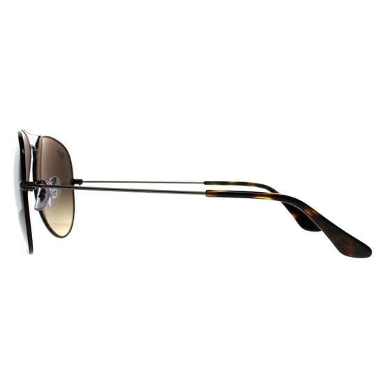 Ray-Ban Aviator 3025 92700A gepolijst havana op gunmetal bruin vintage zwart gradiënt zonnebril - Image 3