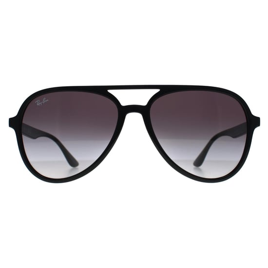 Ray-Ban RB4376 601/8G gepolijst zwart grijs gradiënt zonnebril - Image 1