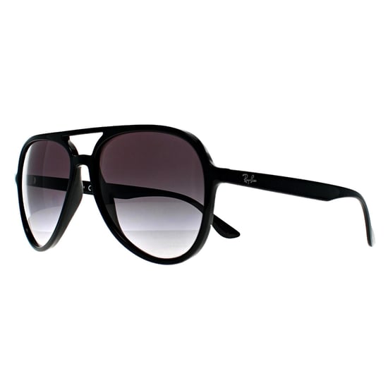 Ray-Ban Aviator Unisex Polished Black Grey Gradient RB4376 - Image 2