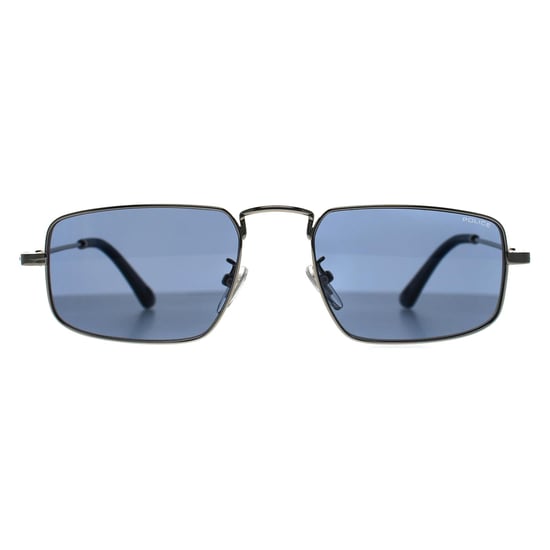 Police Square Mens Shiny Palladium Blue SPLN31 Origins Lite 19 - Image 1