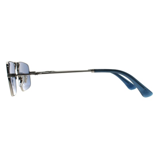 Police Square Mens Shiny Palladium Blue SPLN31 Origins Lite 19 - Image 3