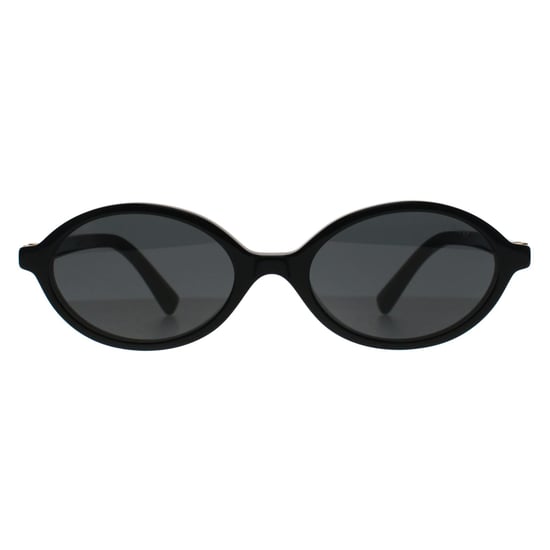 Miu Miu Oval Womens Black Dark Grey MU04ZS - Image 1