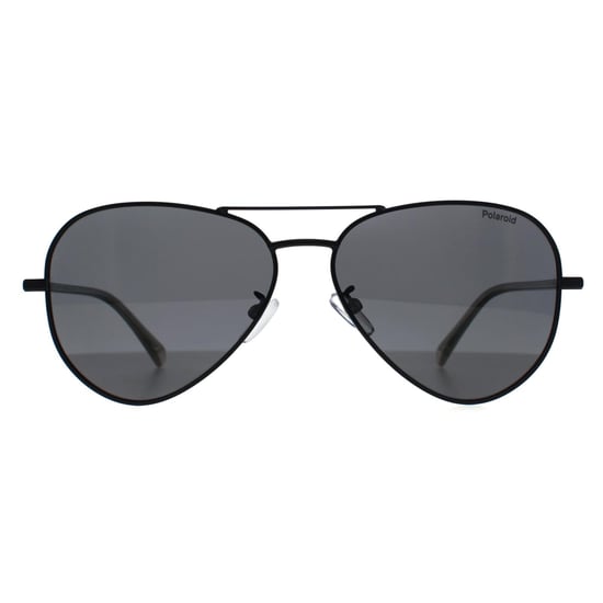 Polaroid Aviator Unisex Black Grey Polarized PLD 4186/G/S/X - Image 1