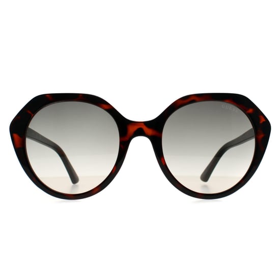Guess Oval Womens Dark Havana Grey Gradient GF6201 - Image 1